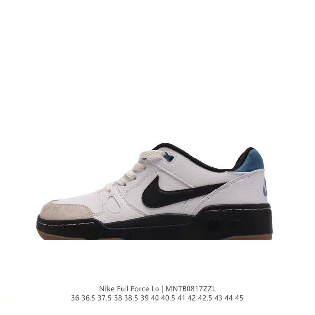 耐克 Nike 全新鞋型 来了！Nike Full Force Low 时尚复古运动板鞋，复古气质爆棚！近年来复古风的兴起，众多品牌纷纷推出自己的全新鞋款，势必