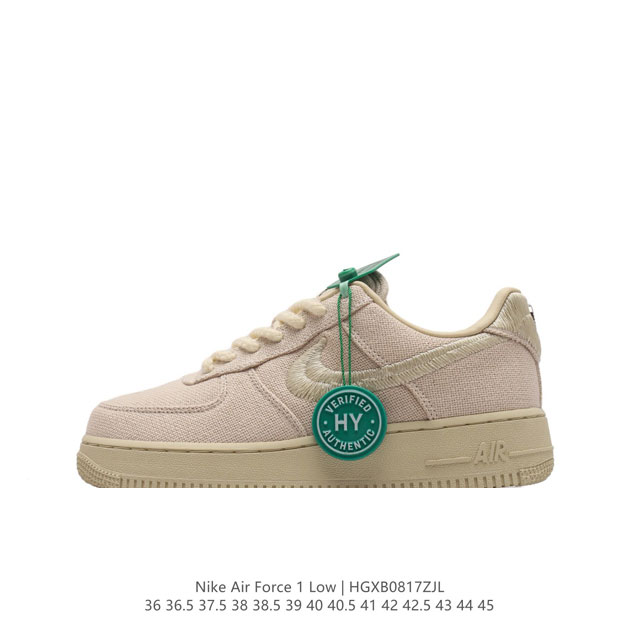 公司级 附赠送logo清洁刷 Af1耐克 Nike Air Force 1 ‘07 Low 空军一号厚底增高百搭休闲运动板鞋 原楦头原纸板 打造纯正空军版型，专