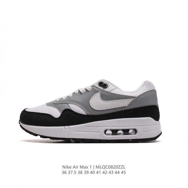 耐克 Nike Air Max 1 初代复古气垫慢跑鞋 男女士运动鞋。由tinker Hatfeld和mark Parker在 7年设计 灵感来自于巴黎蓬皮杜中