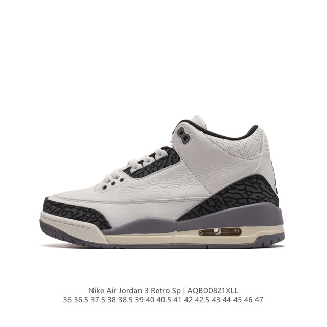 耐克 乔丹 Aj3 耐克 Nike Air Jordan 3 Retro Se 乔3 复刻篮球鞋 乔丹3代 三代 男女子运动鞋，作为 Aj 系列中广受认可的运动