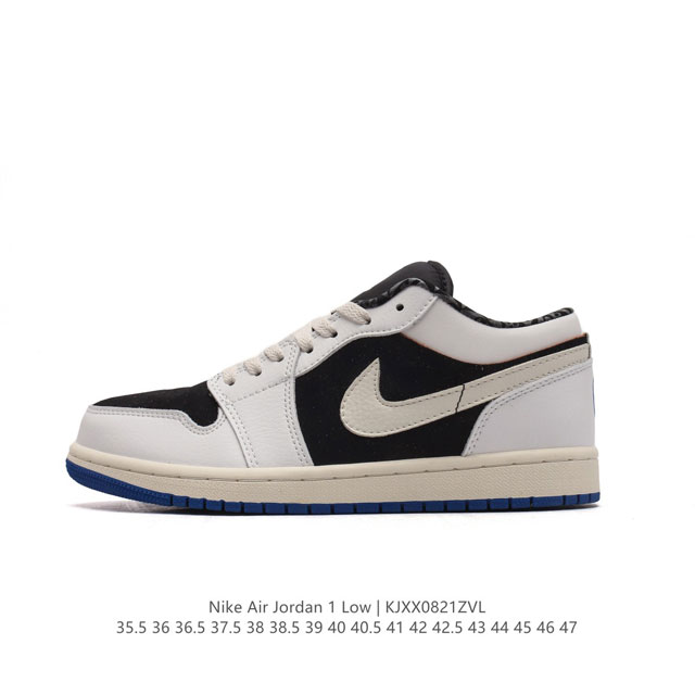 耐克 乔丹air Jordan 1 Low Aj1 乔1 乔丹1代aj1 低帮复古文化休闲运动篮球鞋。从 5 年面世的元年款汲取设计灵感，采用简洁大方的经典外观