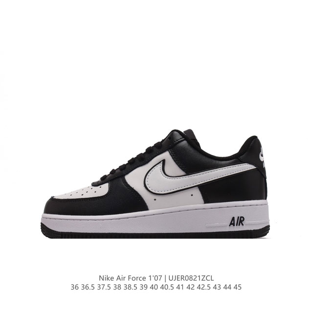 耐克 Nike Air Force 1 '07 Low 空军一号含气垫 低帮百搭厚底增高休闲运动板鞋。柔软、弹性十足的缓震性能和出色的中底设计，横跨复古与现代的