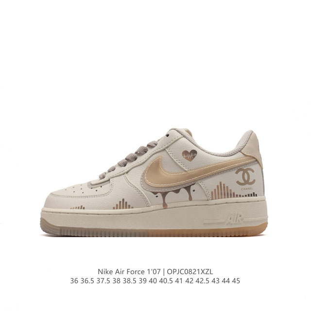 公司级 Af1耐克 Nike Air Force 1 ‘07 Low 空军一号 厚底增高百搭运动板鞋 原楦头原纸板 打造纯正空军版型，专注外贸渠道 全掌内置蜂窝