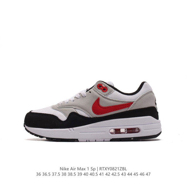 公司级 耐克 Nike Air Max 1 男女子运动鞋 从法国建筑中汲取设计灵感，兼具运动风范和时尚格调，是此系列起初搭载 Air 的鞋款。疾速外观、经典缓震 - 点击图像关闭