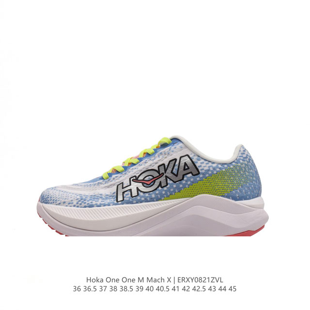 hoka One One独特的竞训鞋,主打舒适软弹hokamach马赫6#竞速跑鞋 Hoka Mach 6 轻盈且富有弹性的舒适感！迄今为止最轻量灵敏的mach