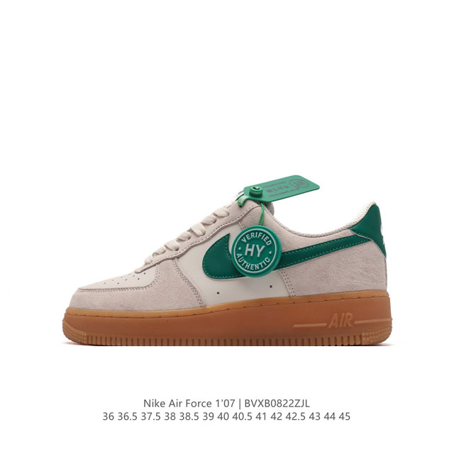 公司级 附赠送logo清洁刷 Af1耐克 Nike Air Force 1 ‘07 Low 空军一号厚底增高百搭休闲运动板鞋 原楦头原纸板 打造纯正空军版型，专