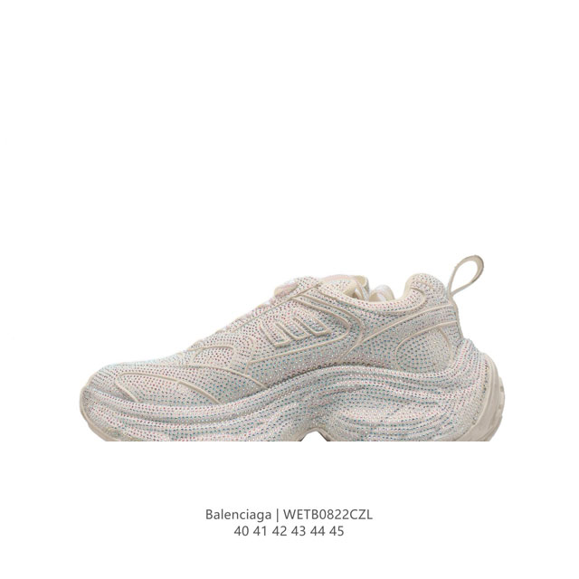 纯原版本 ，超大廓形“巨人鞋”,法国高端奢侈品牌-巴黎世家balenciaga Cargo Sneaker 10Xl船型系列低帮复古阔型厚底老爹风潮流百搭休闲运