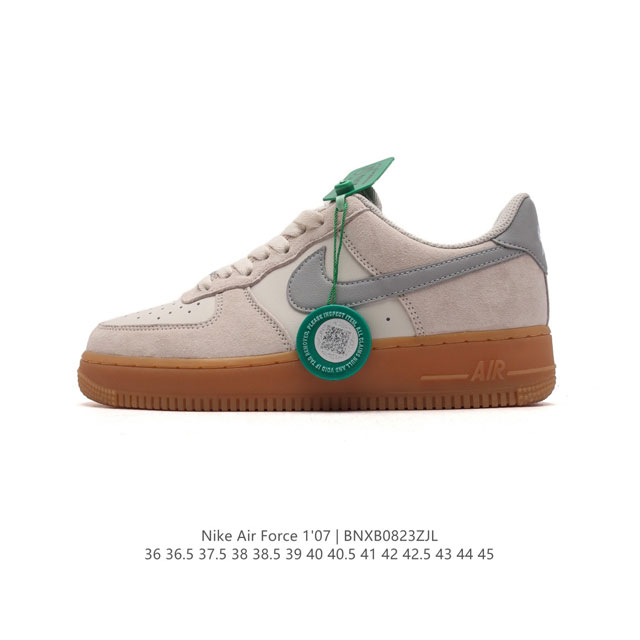 公司级 附赠送logo清洁刷 Af1耐克 Nike Air Force 1 ‘07 Low 空军一号厚底增高百搭休闲运动板鞋 原楦头原纸板 打造纯正空军版型，专