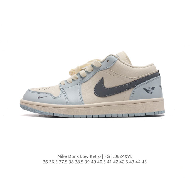 公司级耐克 Nike Dunk Low Retro 运动鞋经典复古板鞋。作为 80 年代经典篮球鞋款，起初专为硬木球场打造，后来成为席卷街头的时尚标杆，现以经典