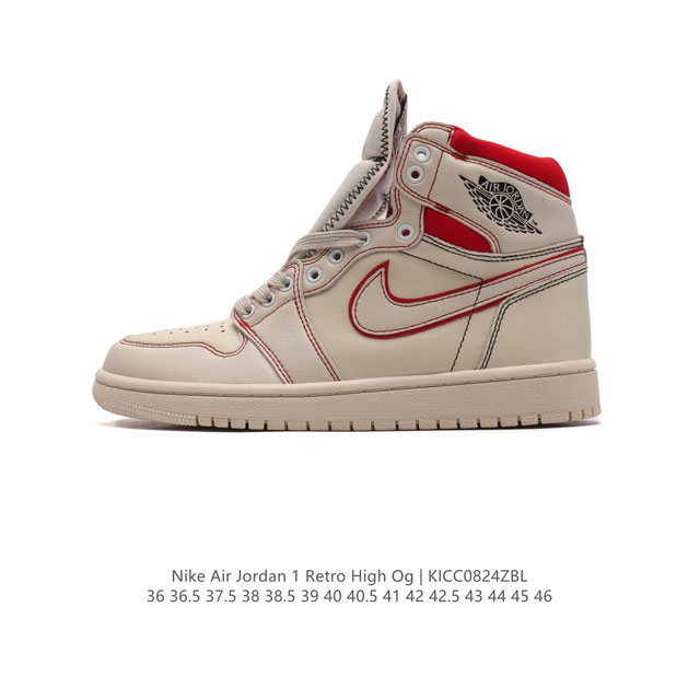 公司级头层皮 男女鞋 Nike Air Jordan 1 Retro High Og 乔丹一代aj1 乔1 Aj1 篮球鞋复刻运动鞋。皮面高帮板鞋的设计灵感源自