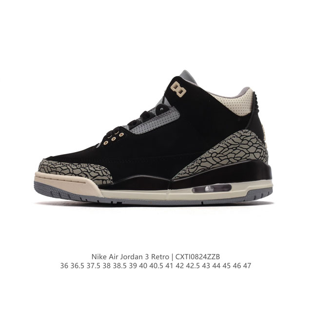 耐克 乔丹 Aj3 耐克 Nike Air Jordan 3 Retro Se 乔3 复刻篮球鞋 乔丹3代 三代 男女子运动鞋，作为 Aj 系列中广受认可的运动