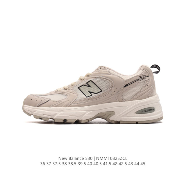 真标 新百伦 Nb530 New Balance 530 复跑古鞋nb530这鞋双确实是nb家经复典古款式之一，以全科新技诠释，成打功造530鞋款。鞋面保在持5