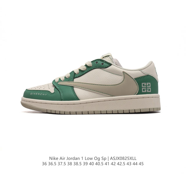 公司级 耐克 Nike Air Jordan 1 Low Og Sp Military Blue Aj1乔1 倒勾 Givenchy联名 低帮篮球鞋 Aj1 乔