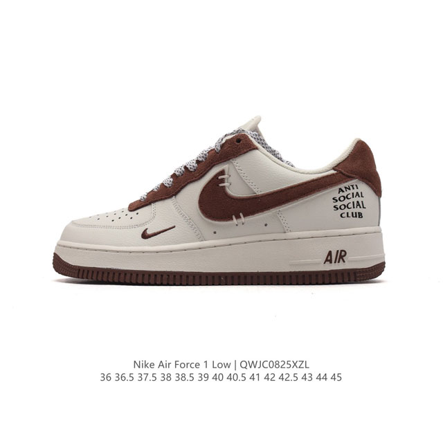 公司级 Af1耐克 Nike Air Force 1 ‘07 Low 空军一号 气垫厚底增高百搭运动板鞋 原楦头原纸板 打造纯正空军版型，专注外贸渠道 全掌内置