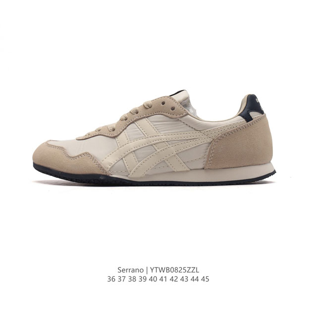 公司级onitsuka Tiger鬼塚虎 Serrano 尼龙 复古运动 防滑耐磨平衡轻便 低帮生活休闲鞋 货号: 11833400-252 尺码: 36-45