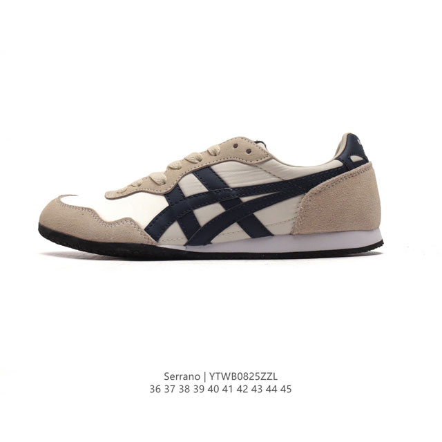 公司级onitsuka Tiger鬼塚虎 Serrano 尼龙 复古运动 防滑耐磨平衡轻便 低帮生活休闲鞋 货号: 11833400-252 尺码: 36-45