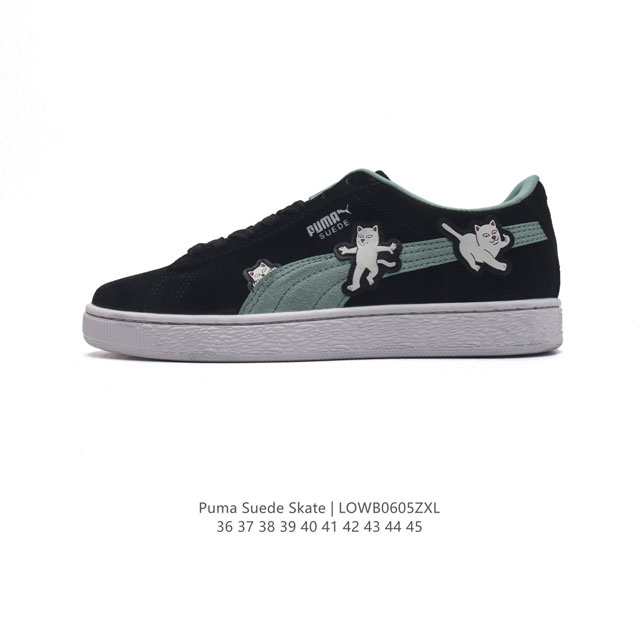 彪马puma Suede Skate 低帮复古轻便透气防滑减震休闲鞋 时尚男女士板鞋潮运动鞋 类型：男女鞋 尺码: 36-45 货号：39 8 编码：Lowb0