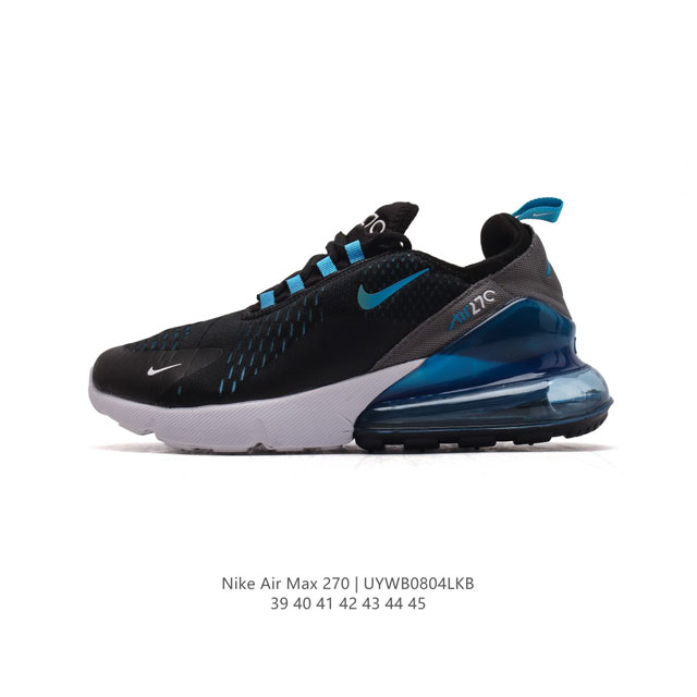 耐克 Nike Air Max 270 后半掌气垫缓震运动鞋时尚男士跑步鞋 。作为 Nike 休闲型 Air Max 鞋款，Nike Air Max 270 运