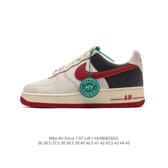 公司级 附赠送logo清洁刷 Af1耐克 Nike Air Force 1 ‘07 Low 空军一号厚底增高百搭休闲运动板鞋 原楦头原纸板 打造纯正空军版型，专