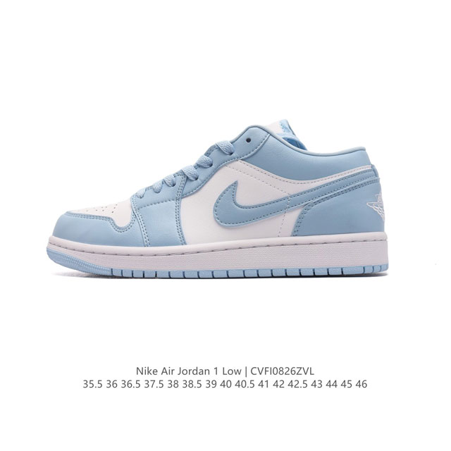 耐克 乔丹air Jordan 1 Low Aj1 乔1 乔丹1代aj1 低帮复古文化休闲运动篮球鞋。从1985 年面世的元年款汲取设计灵感，采用简洁大方的经典