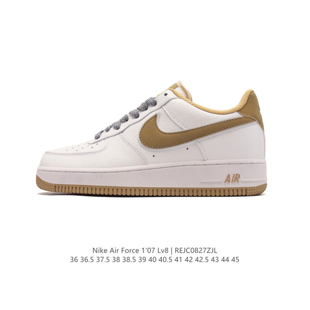 公司级 Af1耐克 Nike Air Force 1 ‘07 Low 空军一号 气垫厚底增高百搭运动板鞋 原楦头原纸板 打造纯正空军版型，专注外贸渠道 全掌内置