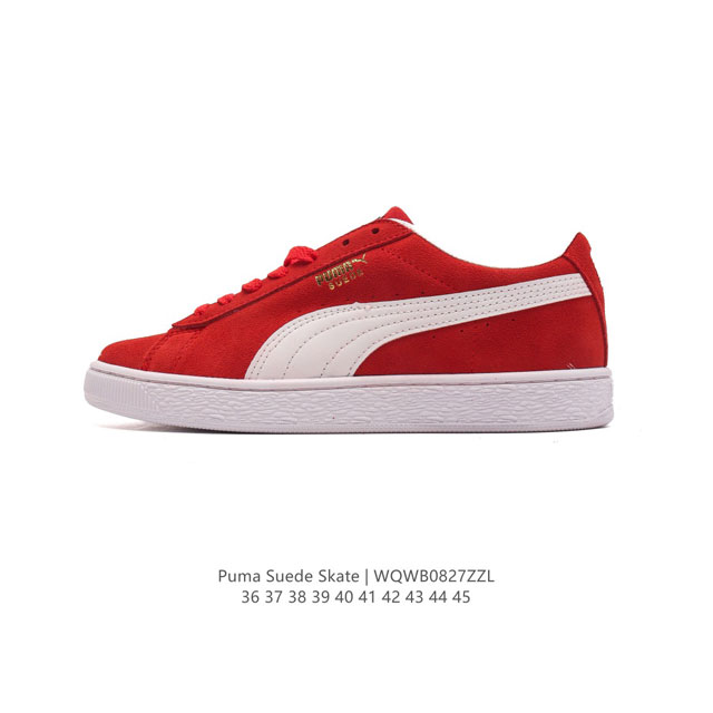 彪马puma Suede Skate 低帮复古轻便透气防滑减震休闲鞋 时尚男女士板鞋潮运动鞋 类型：男女鞋 尺码: 36-45 货号：395205 编码：Wqw