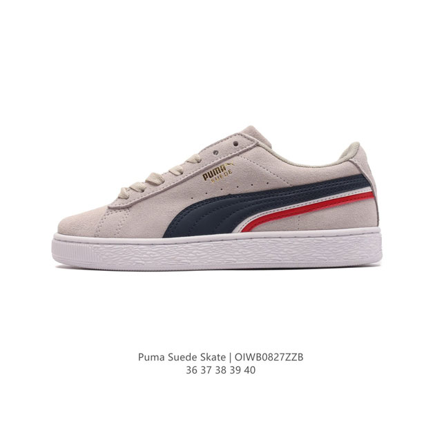 彪马puma Suede Skate 低帮复古轻便透气防滑减震休闲鞋 时尚女士板鞋潮运动鞋 类型：女鞋 尺码: 36-40 货号：395 编码：Oiwb0827