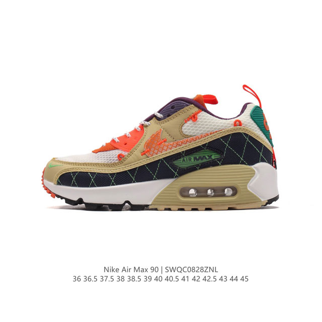 公司级 Nike耐克运动鞋男女鞋 Air Max 90 健身运动跑鞋休闲鞋 复古风十足！Air Max 90 作为 Nike 旗下最经典的鞋型之一，凭借着百搭的