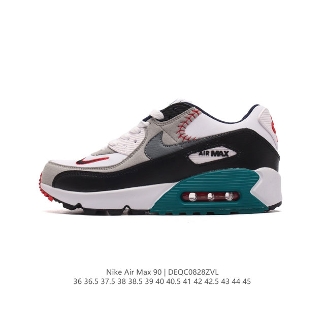 Nike耐克运动鞋男女鞋 Air Max 90 健身运动跑鞋休闲鞋 复古风十足！Air Max 90 作为 Nike 旗下最经典的鞋型之一，凭借着百搭的造型，获