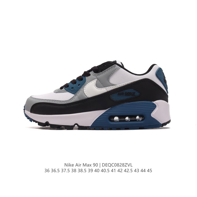 Nike耐克运动鞋男女鞋 Air Max 90 健身运动跑鞋休闲鞋 复古风十足！Air Max 90 作为 Nike 旗下最经典的鞋型之一，凭借着百搭的造型，获