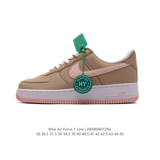 公司级 附赠送logo清洁刷 Af1耐克 Nike Air Force 1 ‘07 Low 空军一号厚底增高百搭休闲运动板鞋 原楦头原纸板 打造纯正空军版型，专