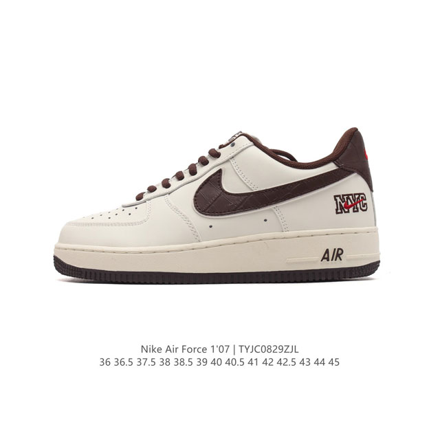 公司级 Af1耐克 Nike Air Force 1 ‘07 Low 空军一号 气垫厚底增高百搭运动板鞋 原楦头原纸板 打造纯正空军版型，专注外贸渠道 全掌内置