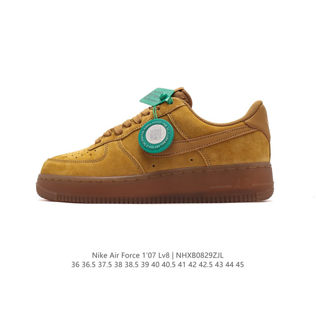 公司级 附赠送logo清洁刷 Af1耐克 Nike Air Force 1 ‘07 Low 空军一号厚底增高百搭休闲运动板鞋 原楦头原纸板 打造纯正空军版型，专