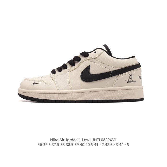 公司级 耐克 乔丹air Jordan 1 Low Aj1 乔1 乔丹1代aj1 低帮复古文化休闲运动篮球鞋。从1985 年面世的元年款汲取设计灵感，采用简洁大