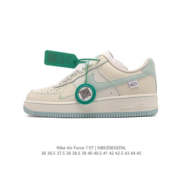 公司级 附赠送logo清洁刷 Af1耐克 Nike Air Force 1 ‘07 Low 空军一号厚底增高百搭休闲运动板鞋 原楦头原纸板 打造纯正空军版型，专