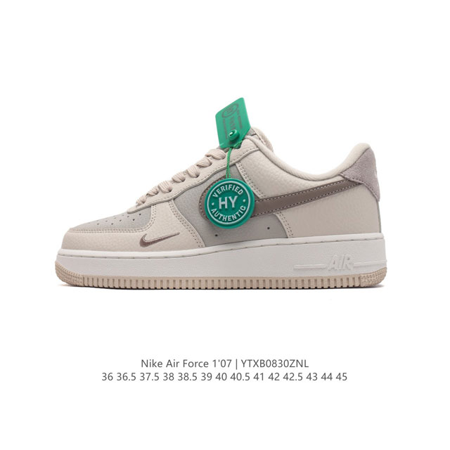 公司级 附赠送logo清洁刷 Af1耐克 Nike Air Force 1 ‘07 Low 空军一号厚底增高百搭休闲运动板鞋 原楦头原纸板 打造纯正空军版型，专