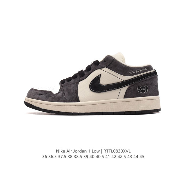 公司级 耐克 乔丹air Jordan 1 Low Aj1 乔1 乔丹1代aj1 低帮复古文化休闲运动篮球鞋。该鞋款从 1985 年元年款汲取设计灵感，焕新演绎