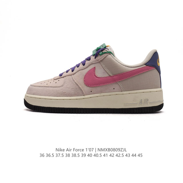 公司级 附赠送logo清洁刷 Af1耐克 Nike Air Force 1 ‘07 Low 空军一号厚底增高百搭休闲运动板鞋 原楦头原纸板 打造纯正空军版型，专