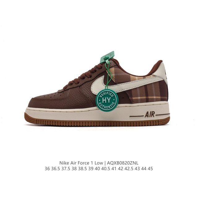 公司级 附赠送logo清洁刷 Af1耐克 Nike Air Force 1 ‘07 Low 空军一号厚底增高百搭休闲运动板鞋 原楦头原纸板 打造纯正空军版型，专