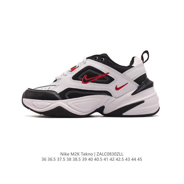 耐克 Nike M2K Tekno 男女子运动鞋厚底老爹鞋经典复古休闲慢跑鞋 ，从 Monarch 系列汲取灵感，以太空时代细节演绎未来风范。分层鞋面借鉴自元年