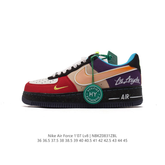 公司级 附赠送logo清洁刷 Af1耐克 Nike Air Force 1 ‘07 Low 空军一号厚底增高百搭休闲运动板鞋 原楦头原纸板 打造纯正空军版型，专