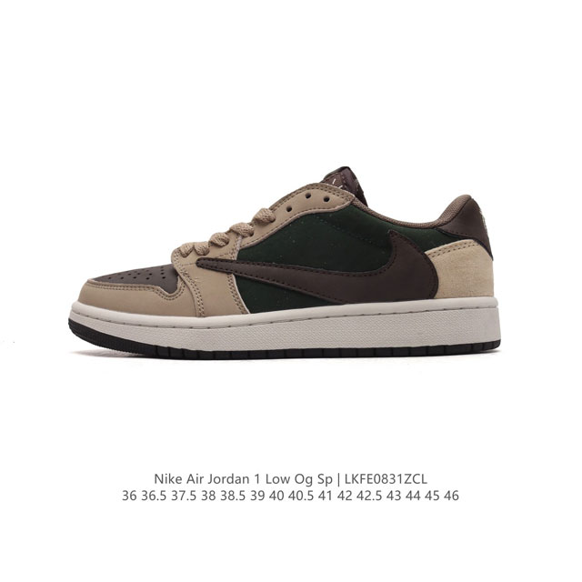 公司级 耐克 Nike Air Jordan 1 Low Og Sp Military Blue Aj1乔1 倒勾 低帮篮球鞋 Aj1 乔丹1代 Aj1 乔1