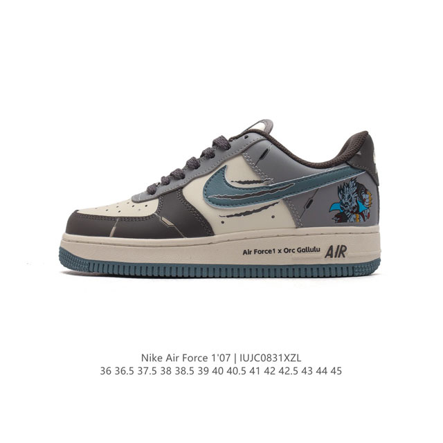 公司级 Af1耐克 Nike Air Force 1 ‘07 Low 空军一号 气垫厚底增高百搭运动板鞋 原楦头原纸板 打造纯正空军版型，专注外贸渠道 全掌内置