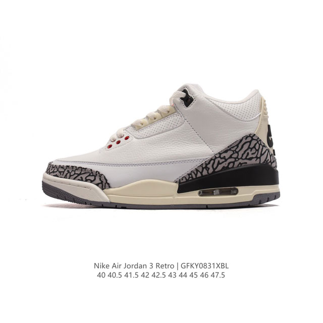 公司级 耐克 乔丹 Aj3 耐克 Nike Air Jordan 3 Retro Se 乔3 复刻篮球鞋 乔丹3代 三代 男子运动鞋，作为 Aj 系列中广受认可