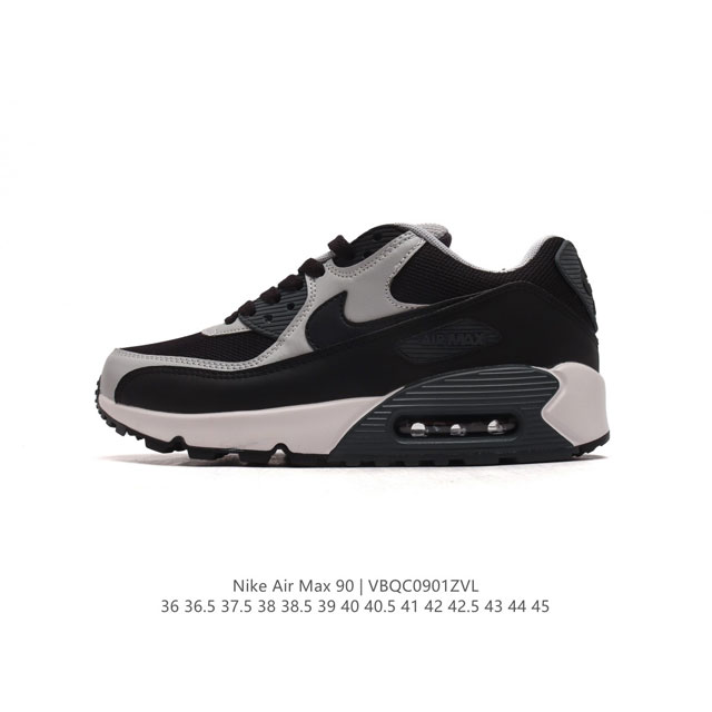 Nike耐克运动鞋 Air Max 90 健身运动跑鞋休闲鞋 复古风十足！Air Max 90 作为 Nike 旗下最经典的鞋型之一，凭借着百搭的造型，获得众多