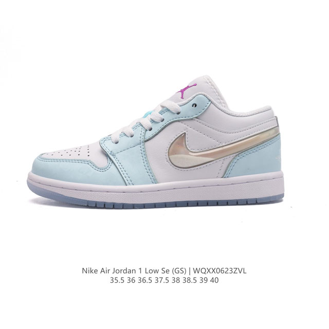 公司级头层皮耐克 乔丹air Jordan 1 Low Aj1 乔1 乔丹1代aj1 低帮复古文化休闲运动篮球鞋。从1985 年面世的元年款汲取设计灵感，采用简