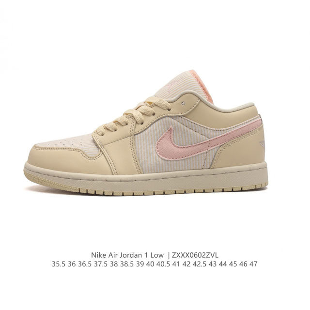 公司级头层皮耐克 乔丹air Jordan 1 Low Aj1 乔1 乔丹1代aj1 低帮复古文化休闲运动篮球鞋。从1985 年面世的元年款汲取设计灵感，采用简