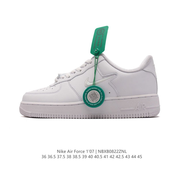 公司级 附赠送logo清洁刷 Af1耐克 Nike Air Force 1 ‘07 Low 空军一号厚底增高百搭休闲运动板鞋 原楦头原纸板 打造纯正空军版型，专