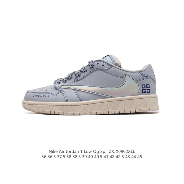 公司级 耐克 Nike Air Jordan 1 Low Og Sp Military Blue Aj1乔1 倒勾 低帮篮球鞋 Aj1 乔丹1代 Aj1 乔1