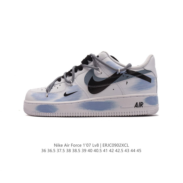 公司级 Af1耐克 Nike Air Force 1 ‘07 Low 空军一号 气垫厚底增高百搭运动板鞋 原楦头原纸板 打造纯正空军版型，专注外贸渠道 全掌内置